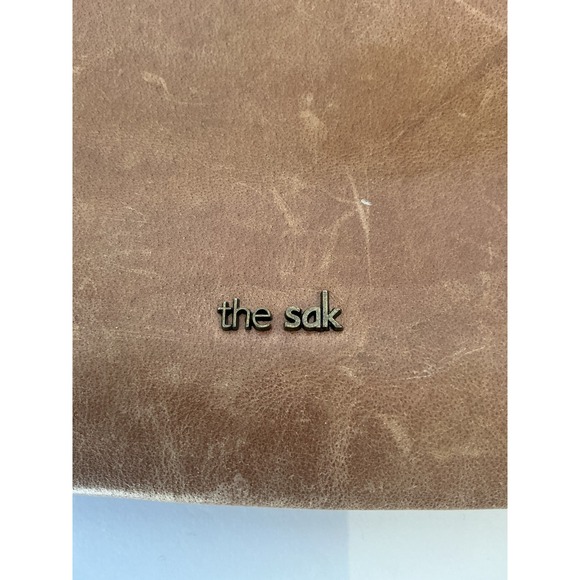 The Sak Sanibel Leather Crossbody Bag Brown Adjustable Strap Purse - Picture 2 of 15